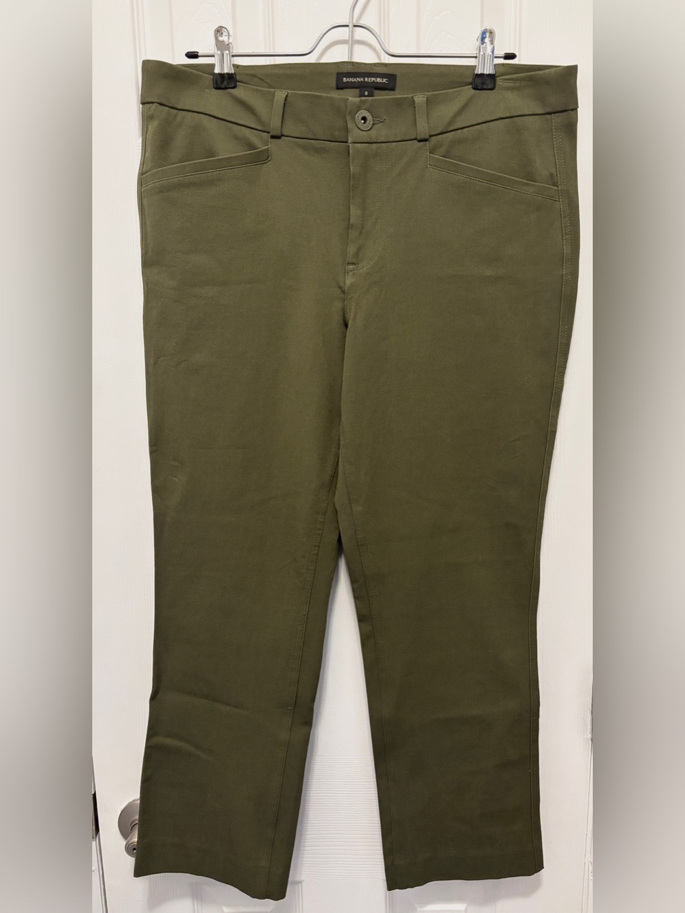 Banana Republic Women’s Olive Green Ankle Pants Size 8